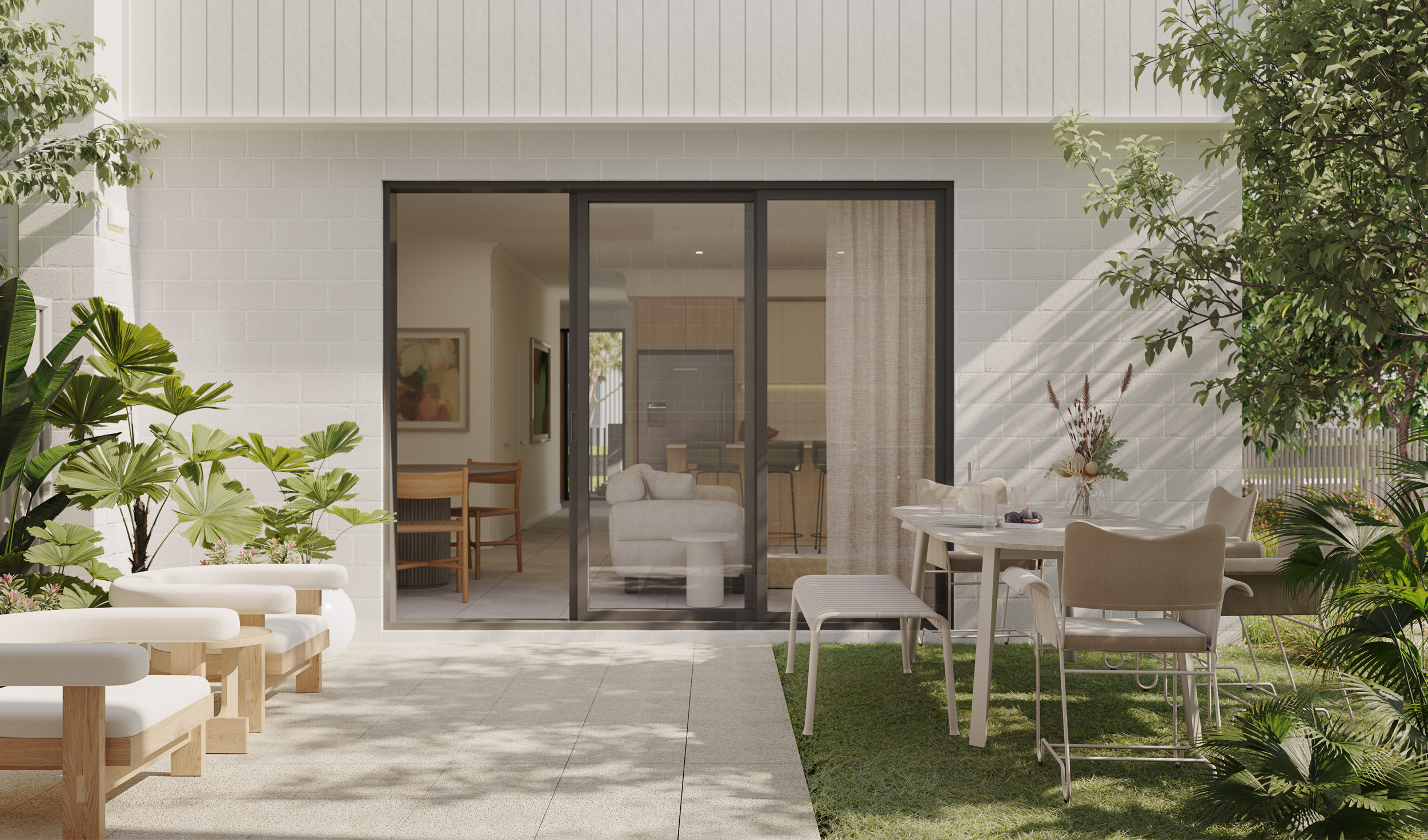 Type J Rosa private courtyard