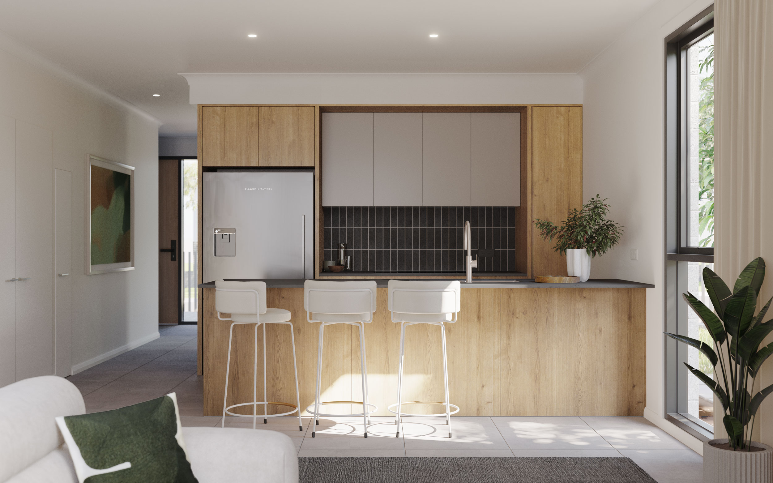 Type J Rosa kitchen, Port scheme