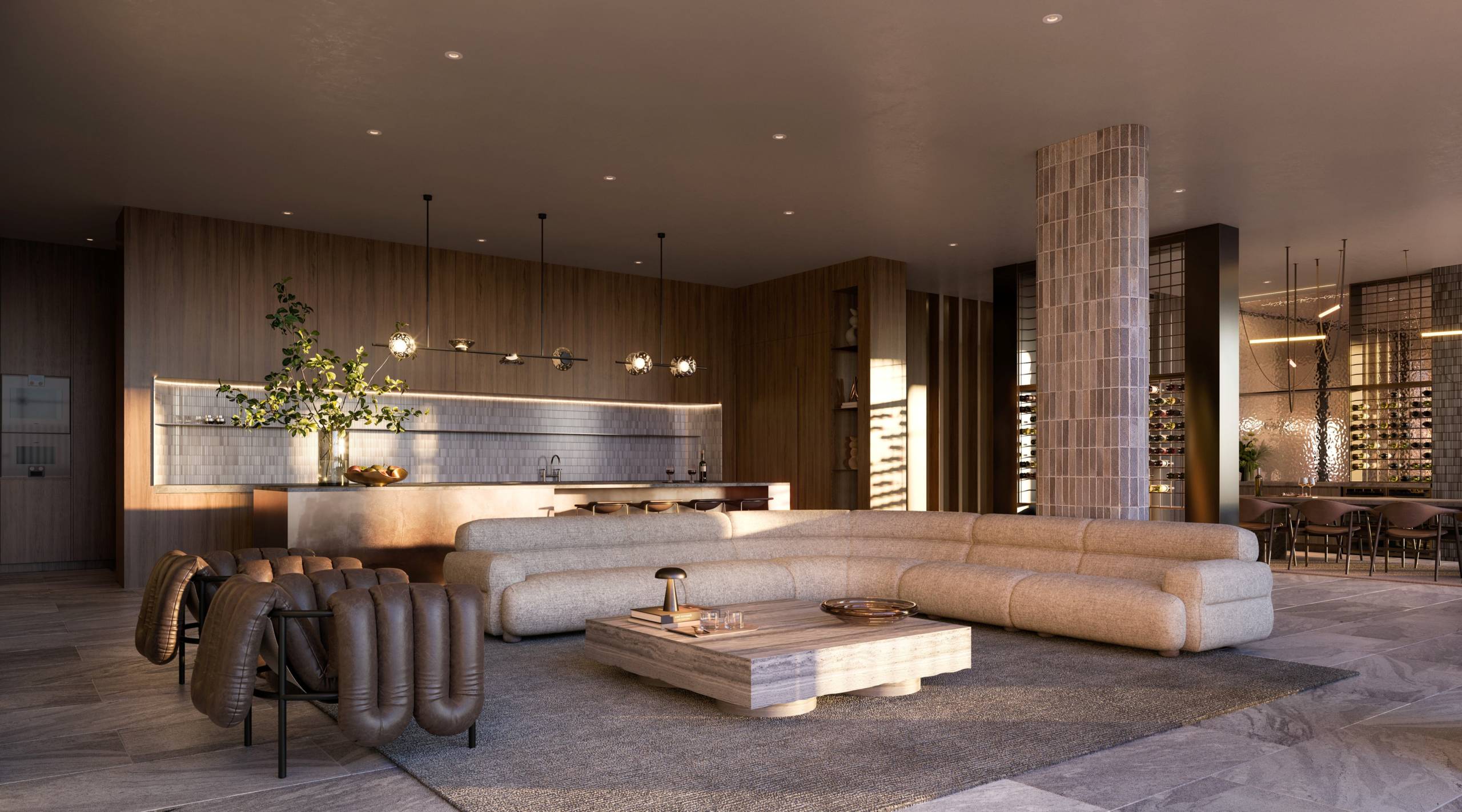 Residents' lounge kitchen