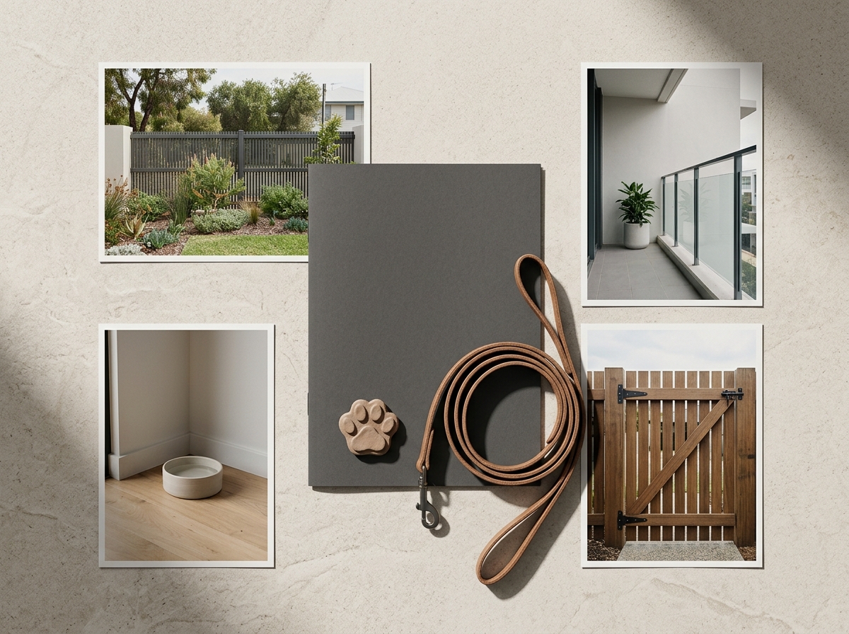 A text-free visual matrix of property features that can inform a fair rental pet decision.